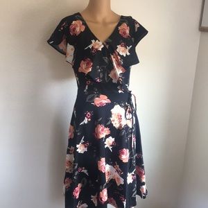 Black floral